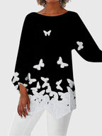 Alayah – Elegant Crew Neck Top