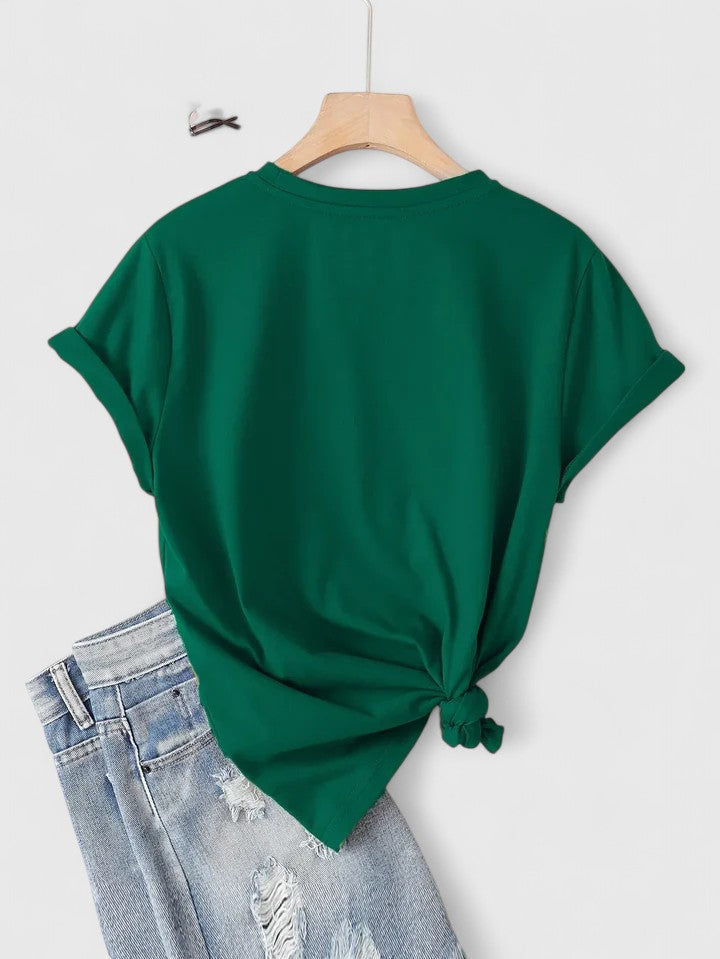 Ivanelle – Bekväm T-shirt med Kort Ärmar
