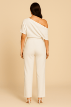 Margaret – Damens Chic Enaxlad Vår Jumpsuit