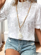 Flora | Elegant blus med blommönster