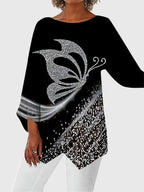 Alayah – Elegant Crew Neck Top