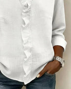 Susan | Blus med volanger