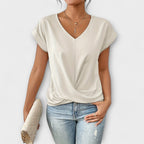 Carlinda – Elegant V-ringad topp