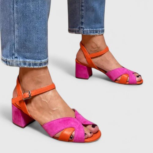 Aria – Klack Sandaler med Ankelrem Ortopedisk Komfort