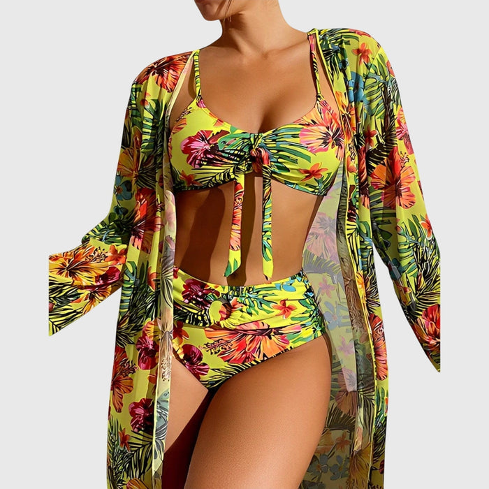 Abigail – Kvinnors tropiska mönster bikini badklädesset