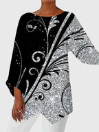 Alayah – Elegant Crew Neck Top