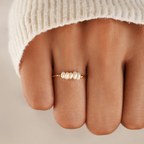 Klassisk ring med sötvattenspärla