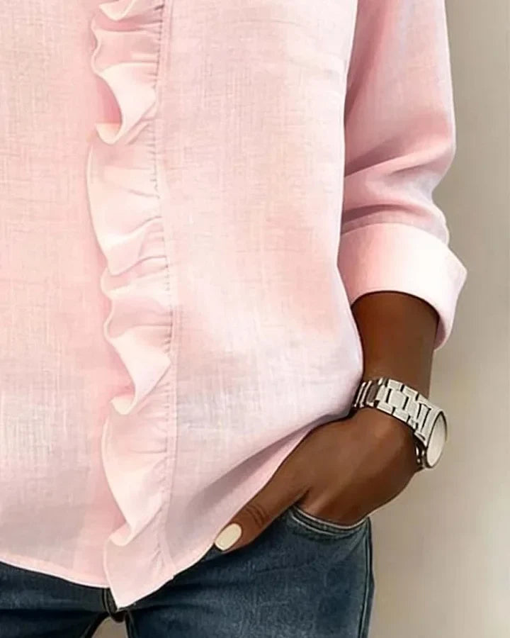 Susan | Blus med volanger