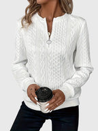 Nora – Med dragkedja blus