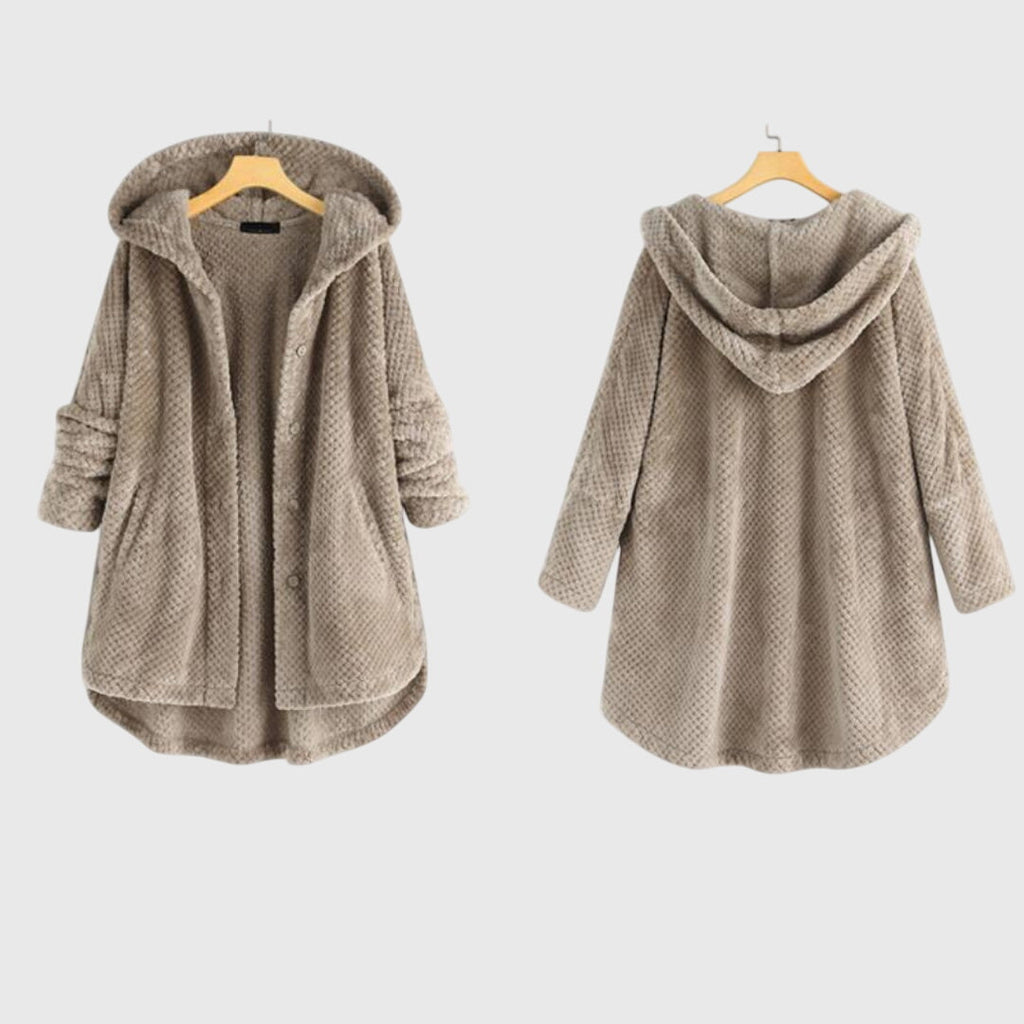 Franca – Fleecejacka med Huva