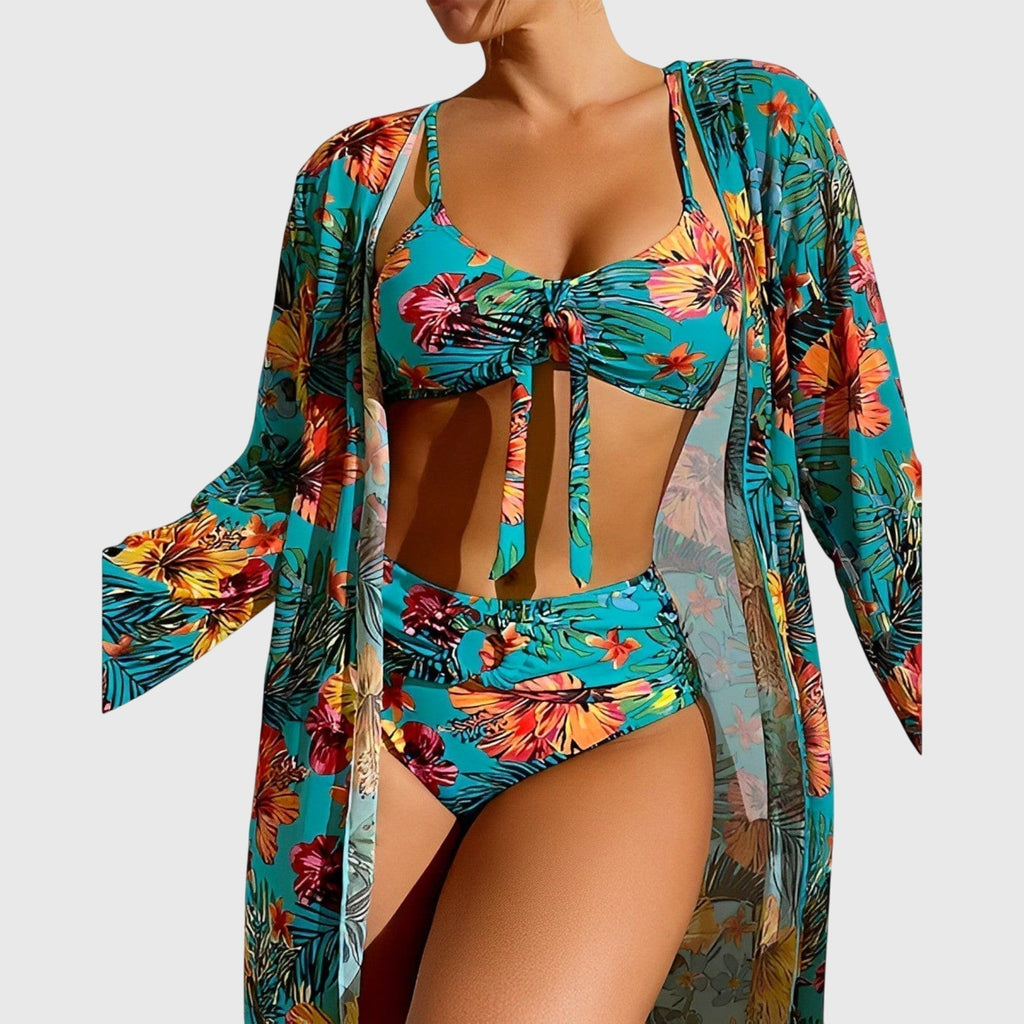 Abigail – Kvinnors tropiska mönster bikini badklädesset