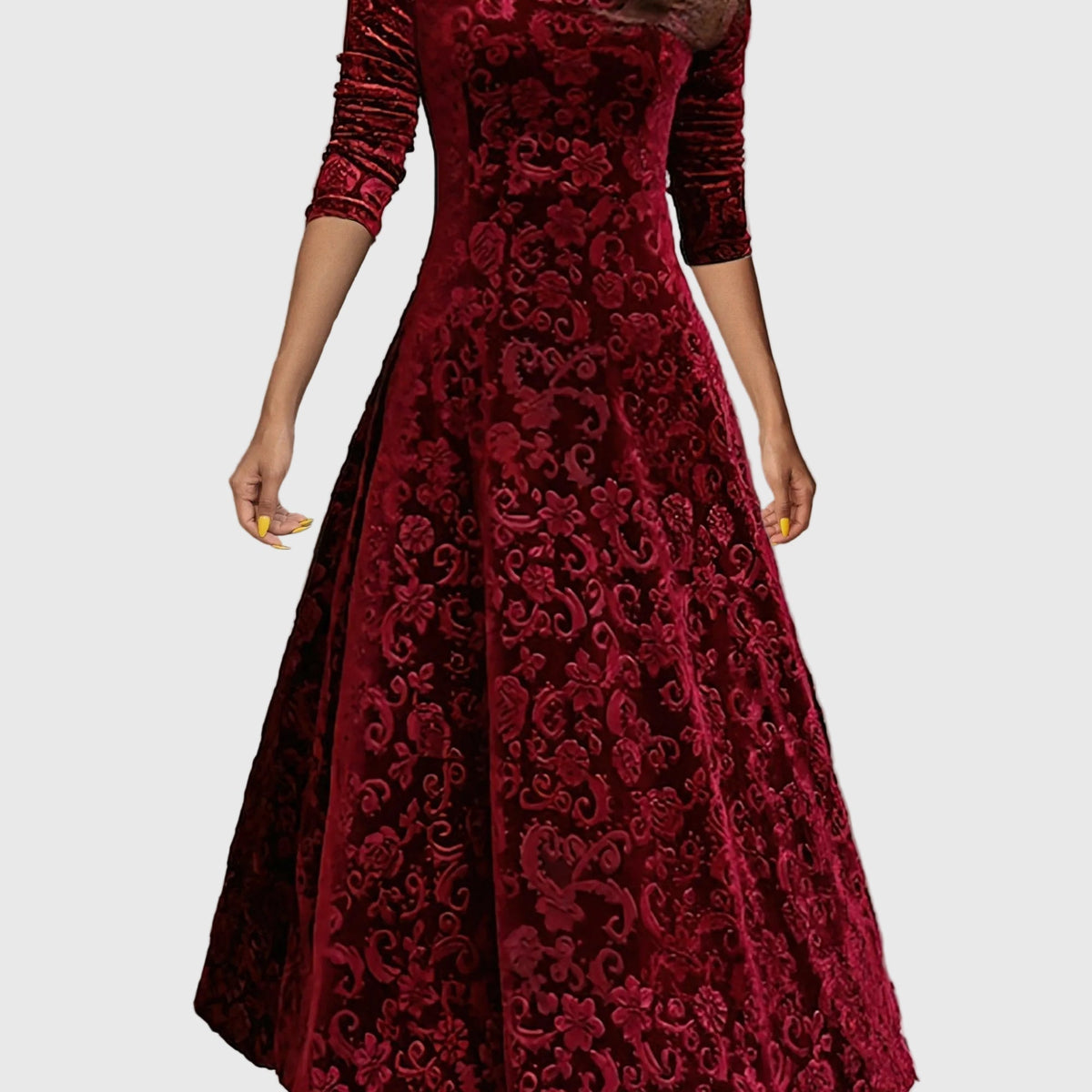 Nancy – festlig och elegant sammetsklänning