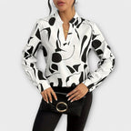 Lara Elegant Blus Med Design
