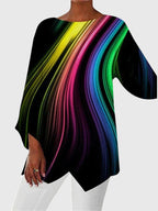 Alayah – Elegant Crew Neck Top