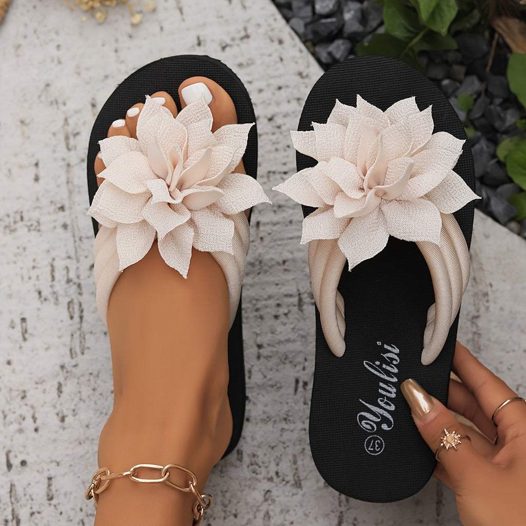 Livia | Eleganta sandaler med blomdetalj