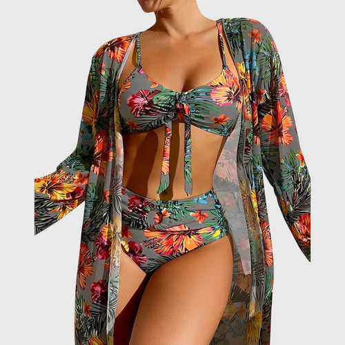 Abigail – Kvinnors tropiska mönster bikini badklädesset