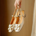 Chloé | Blommiga slingback-pumps
