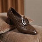 Élise | Loafers med klack och dekor