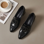 Élise | Loafers med klack och dekor