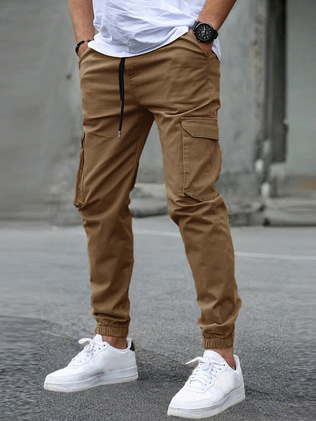 Cargo joggers med avslappnad passform