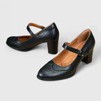 Brigitte | Mary Janes med stabil klack