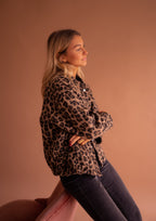 Charlene | Trendig leopardmönstrad jacka