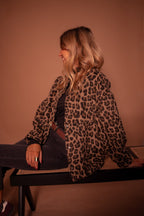 Charlene | Trendig leopardmönstrad jacka