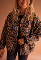 Charlene | Trendig leopardmönstrad jacka