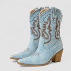 Selena | Ortopediska ankelboots i denim