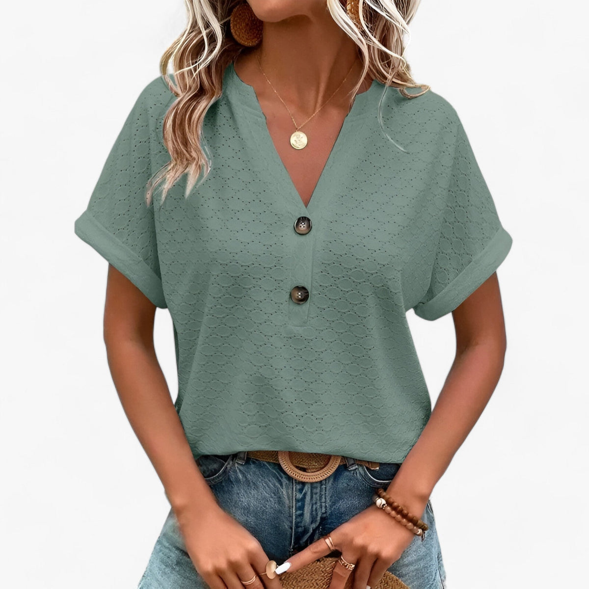 Florence | Elegant jacquardblus