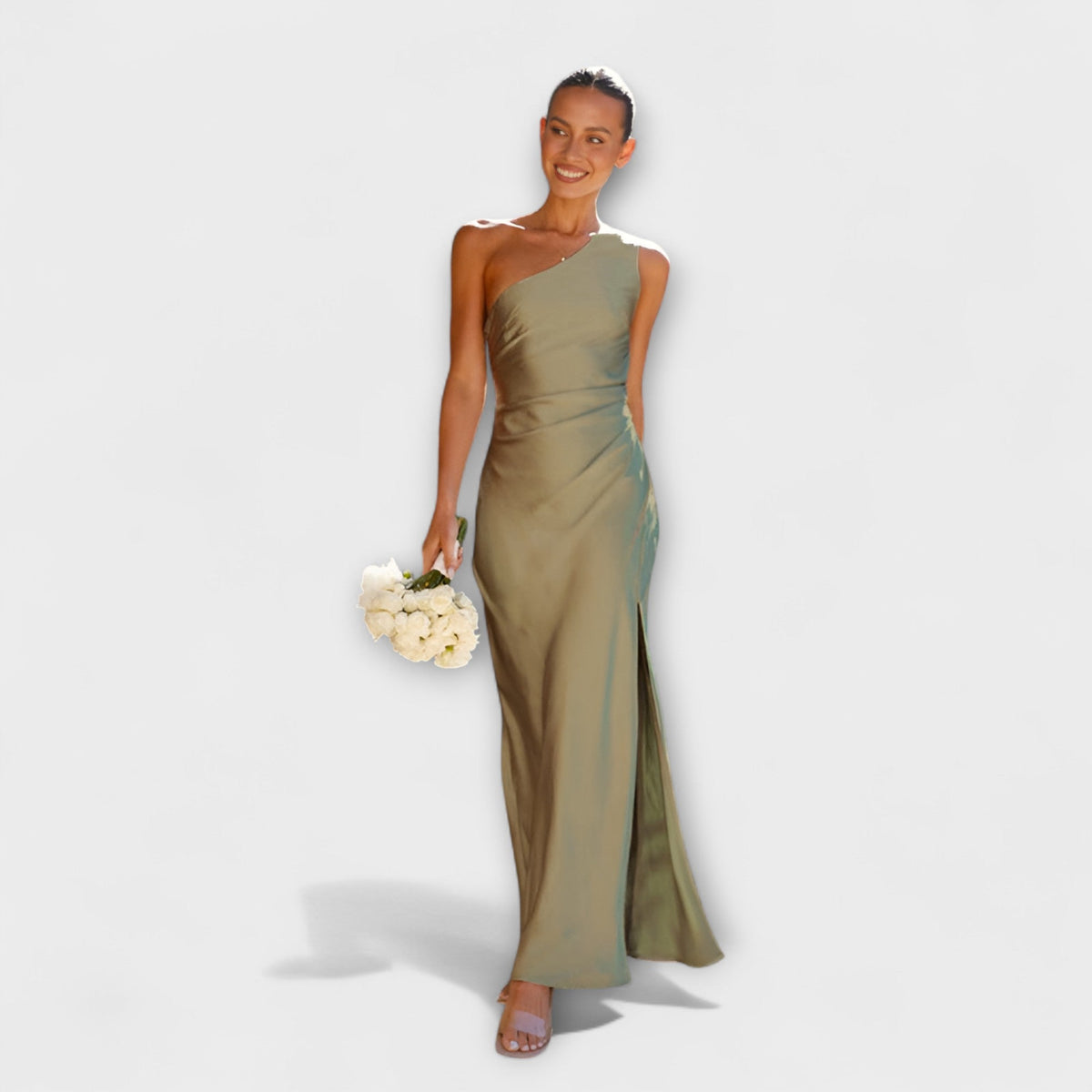 Marita – elegant maxiklänning med asymmetrisk design
