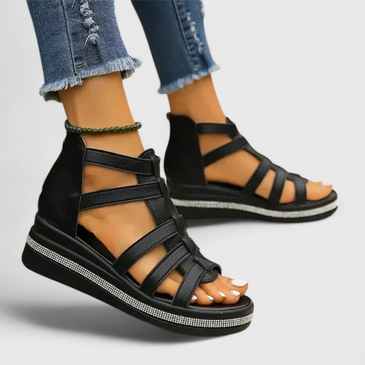 Kendall – Ortopediska Sandaler Med Strass