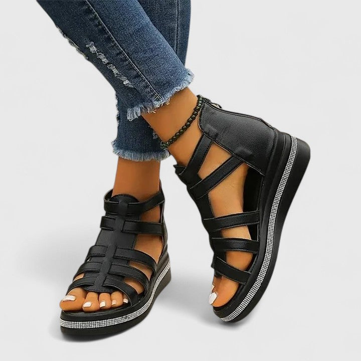 Kendall – Ortopediska Sandaler Med Strass