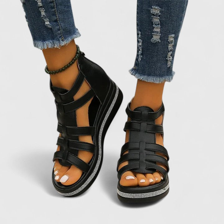 Kendall – Ortopediska Sandaler Med Strass