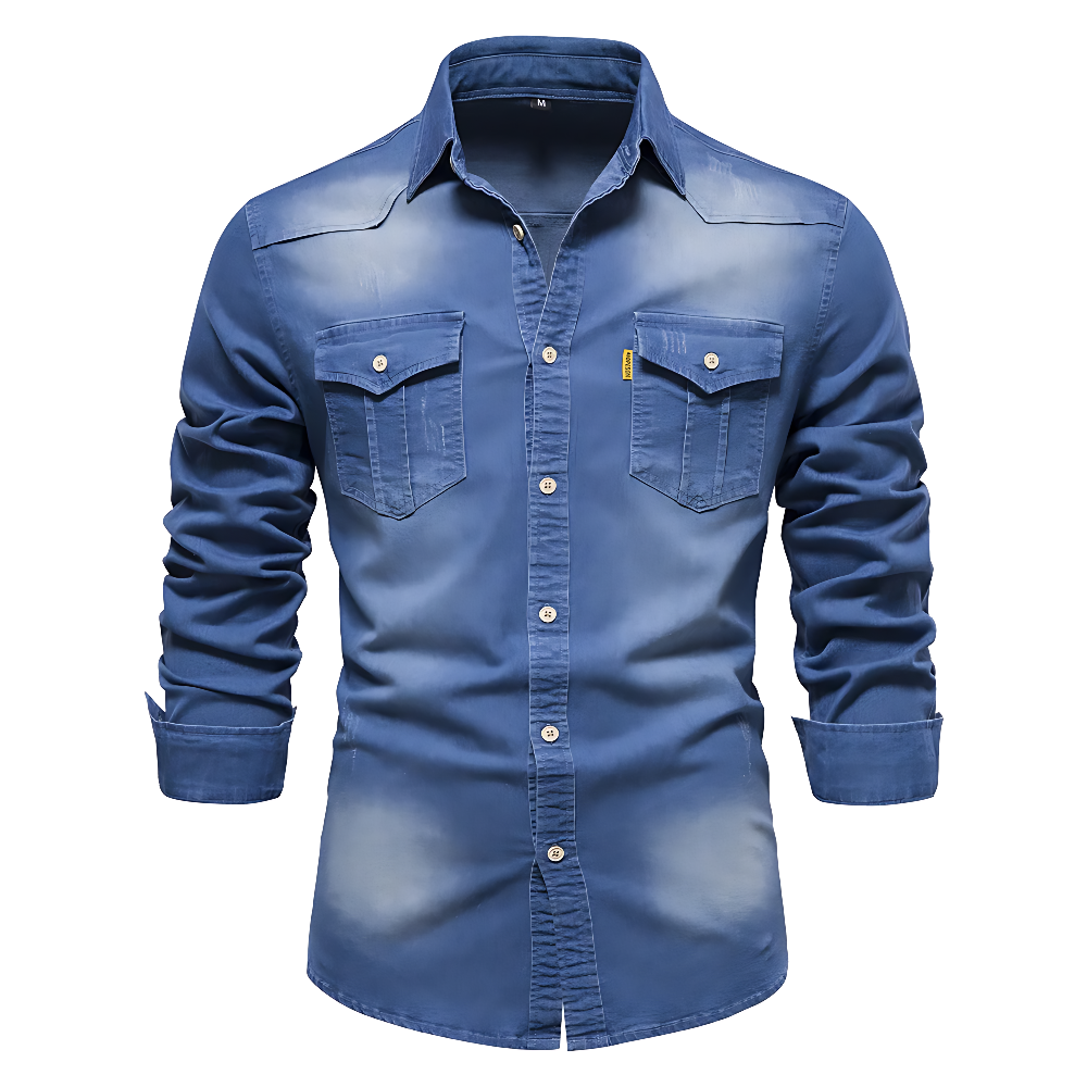 Denimskjorta för herr