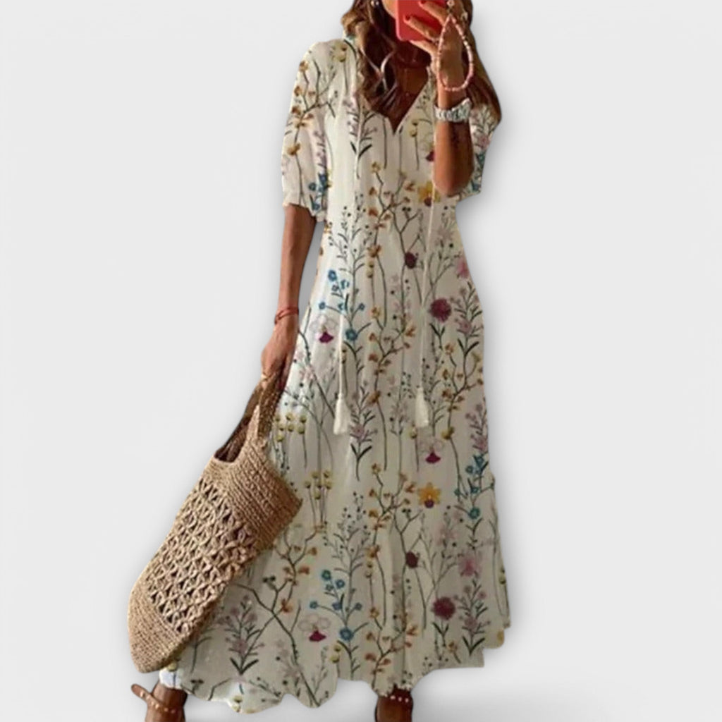 Betina – boho-maxiklänning