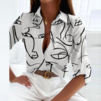 Emmy | Elegant blus med krage