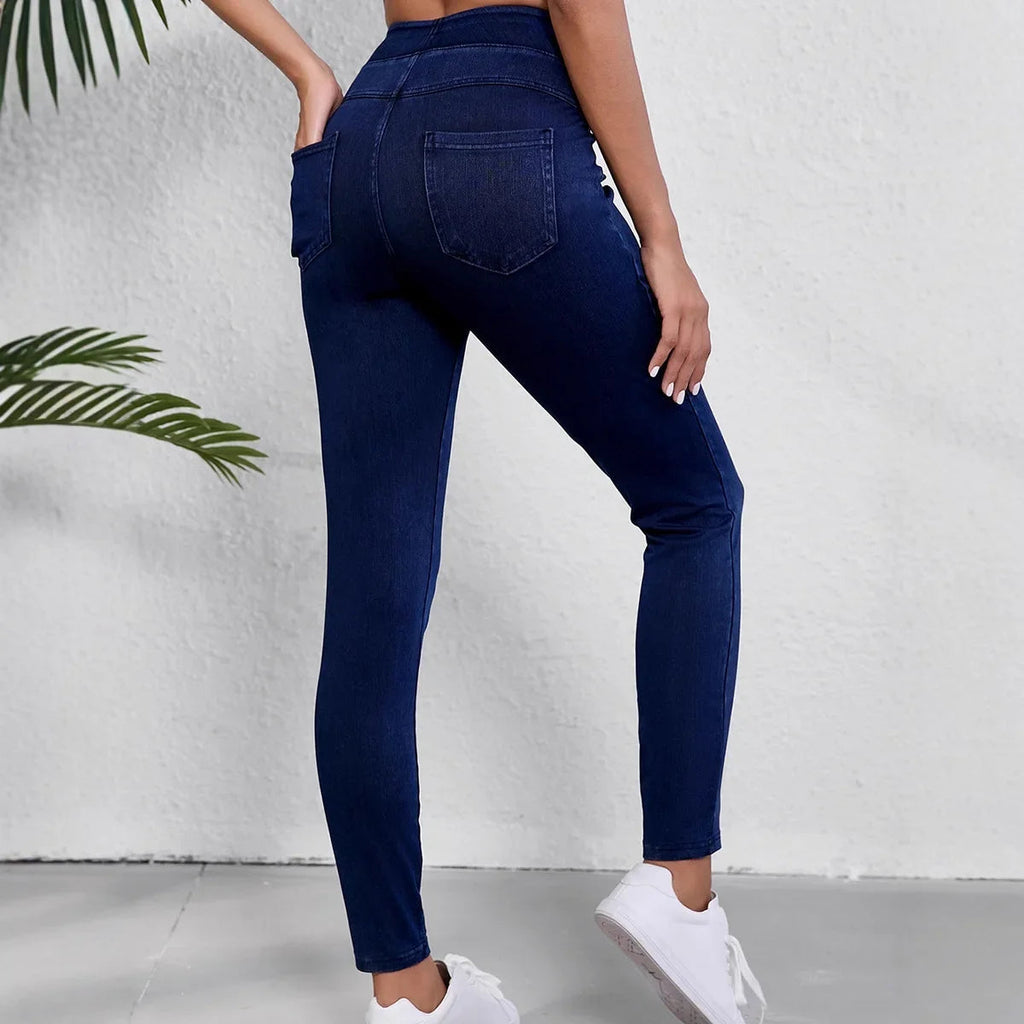 Eleanor – Dam Slim Fit Högmidjade Stretchjeans