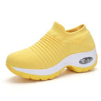Olivia – Kvinnors Ortopediska Slip-On Sneakers med Luftkudde
