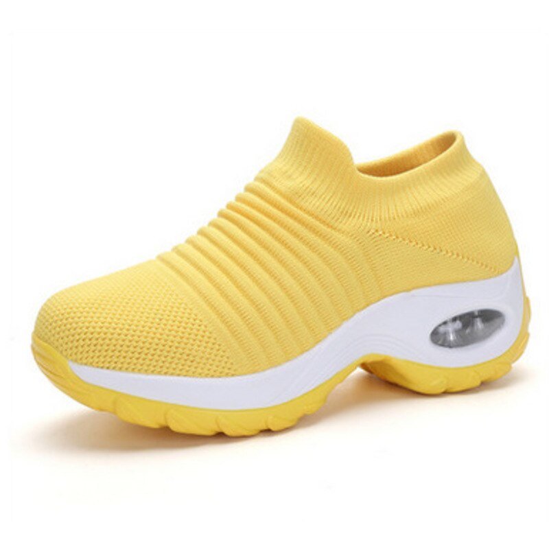 Olivia – Kvinnors Ortopediska Slip-On Sneakers med Luftkudde