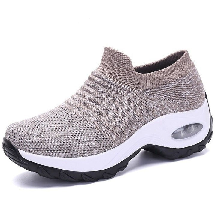 Olivia – Kvinnors Ortopediska Slip-On Sneakers med Luftkudde