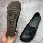 Isabelle | Mjuka läderloafers med rosett