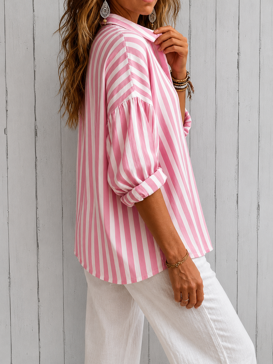 Martine | Sofistikerad blus med volanger